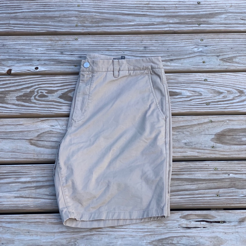 Bonobos Flat Front Khaki Cotton Shorts Size 40